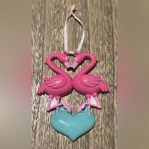 Pink Flamingo Bird Ornament